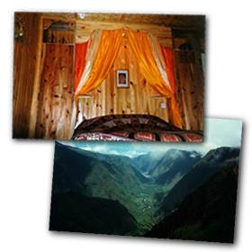 La chambre Indienne et vue sur la mer